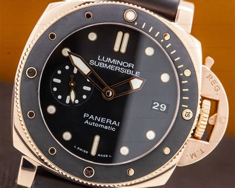 panerai rose gold price|panerai submersible 42mm price.